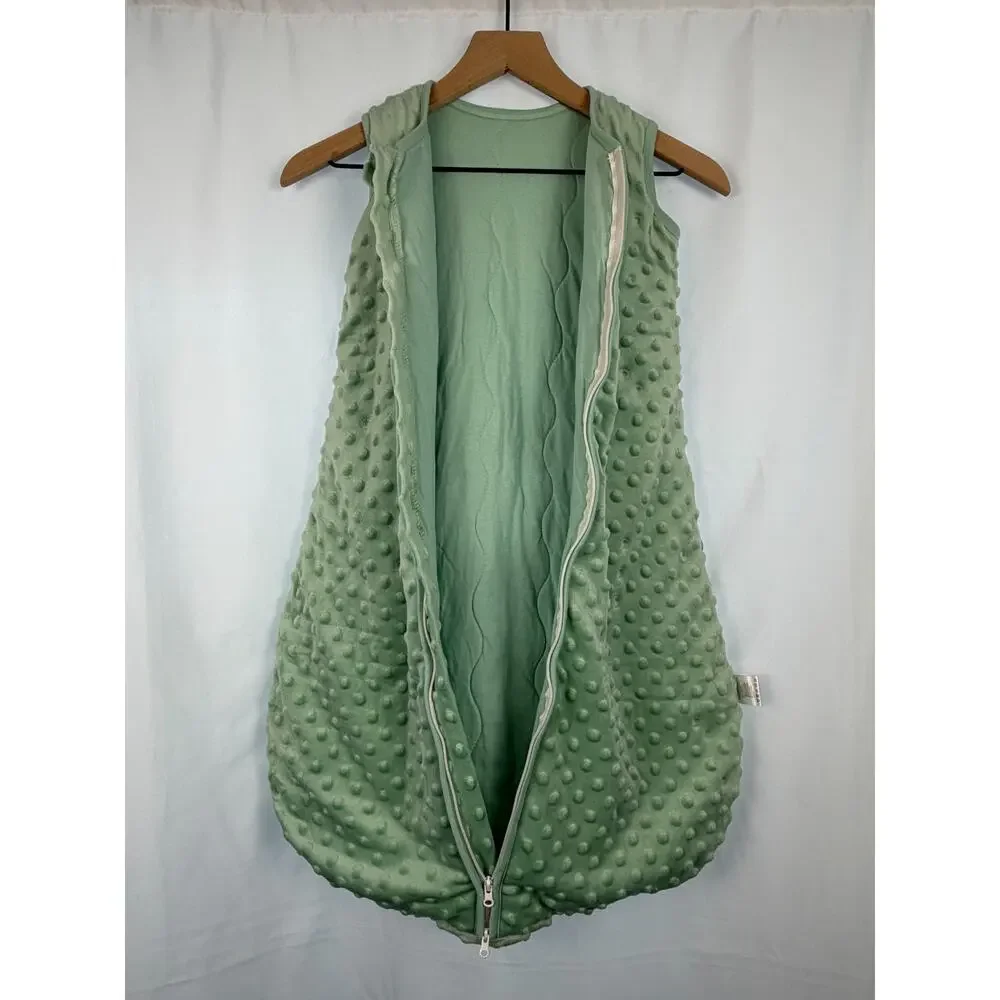FILLEEP Baby Sleep Bag Sack Infant‎ Green Size L 12-18mo 2-Way Zipper Warm Cozy